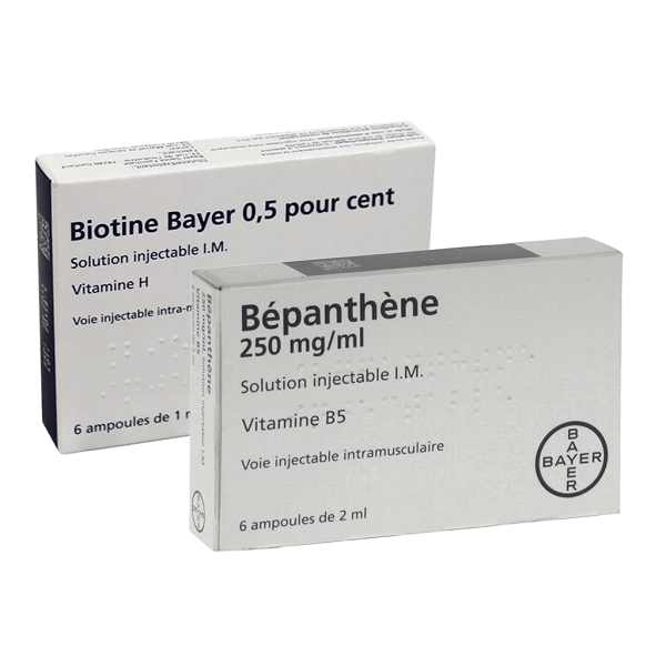 آمپول بیوتین و بپانتن (12 عدد) (biotin and bepanthene) آمپول بیوتین و بپانتن (12 عدد) (biotin and bepanthene)